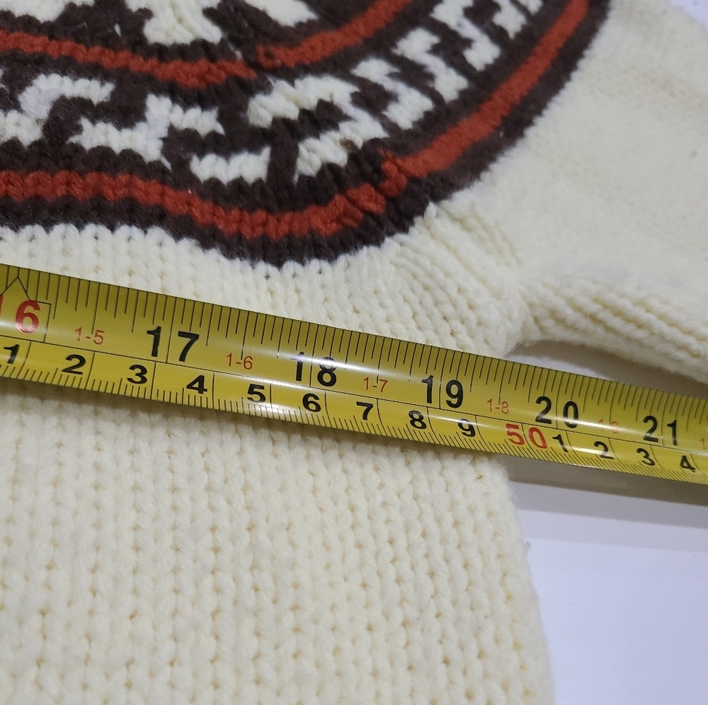 Vintage Marshall Field & co.Knit Sweater with Geometric Pattern mens sz.M - Picture 3 of 7